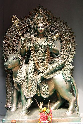 Devi Shailaputri, by Jonoikobangali, from WikMedia